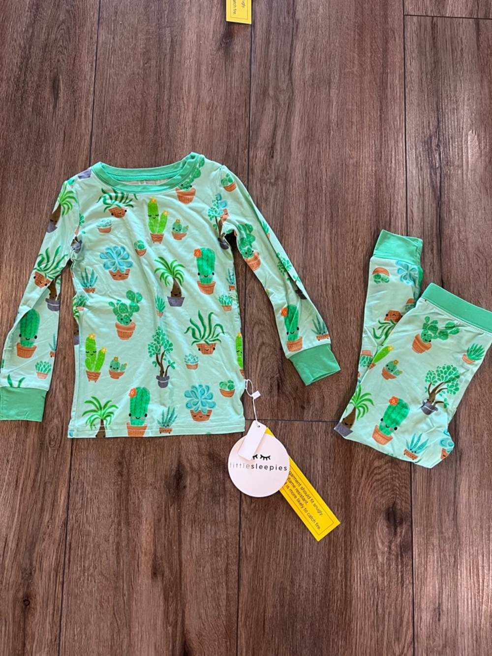 Little sleepies succulent pajamas